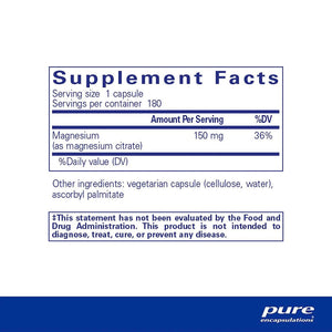 Pure Encapsulations Magnesium (Citrate) - Dryeye Rescue