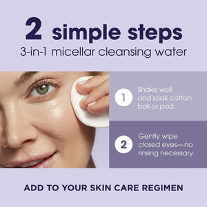 LUMIFY Eye Illuminations Cleansing Water & Eye Makeup Remover, (160mL Bottle) - Dryeye Rescue