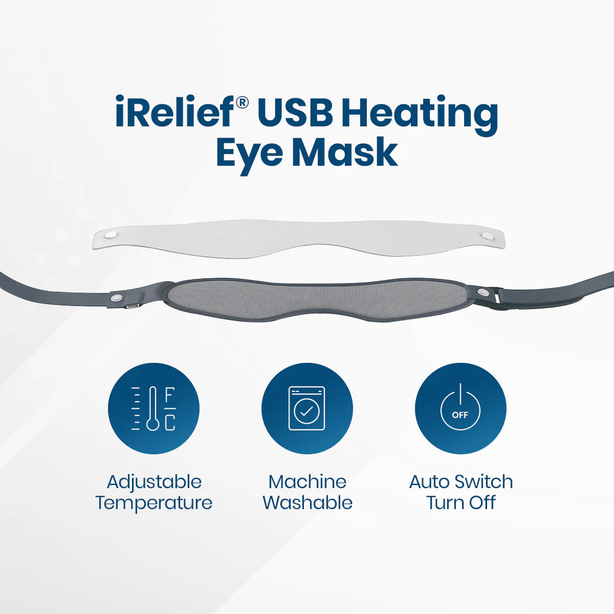 I-Relief USB Eye Heat Mask with removable insert