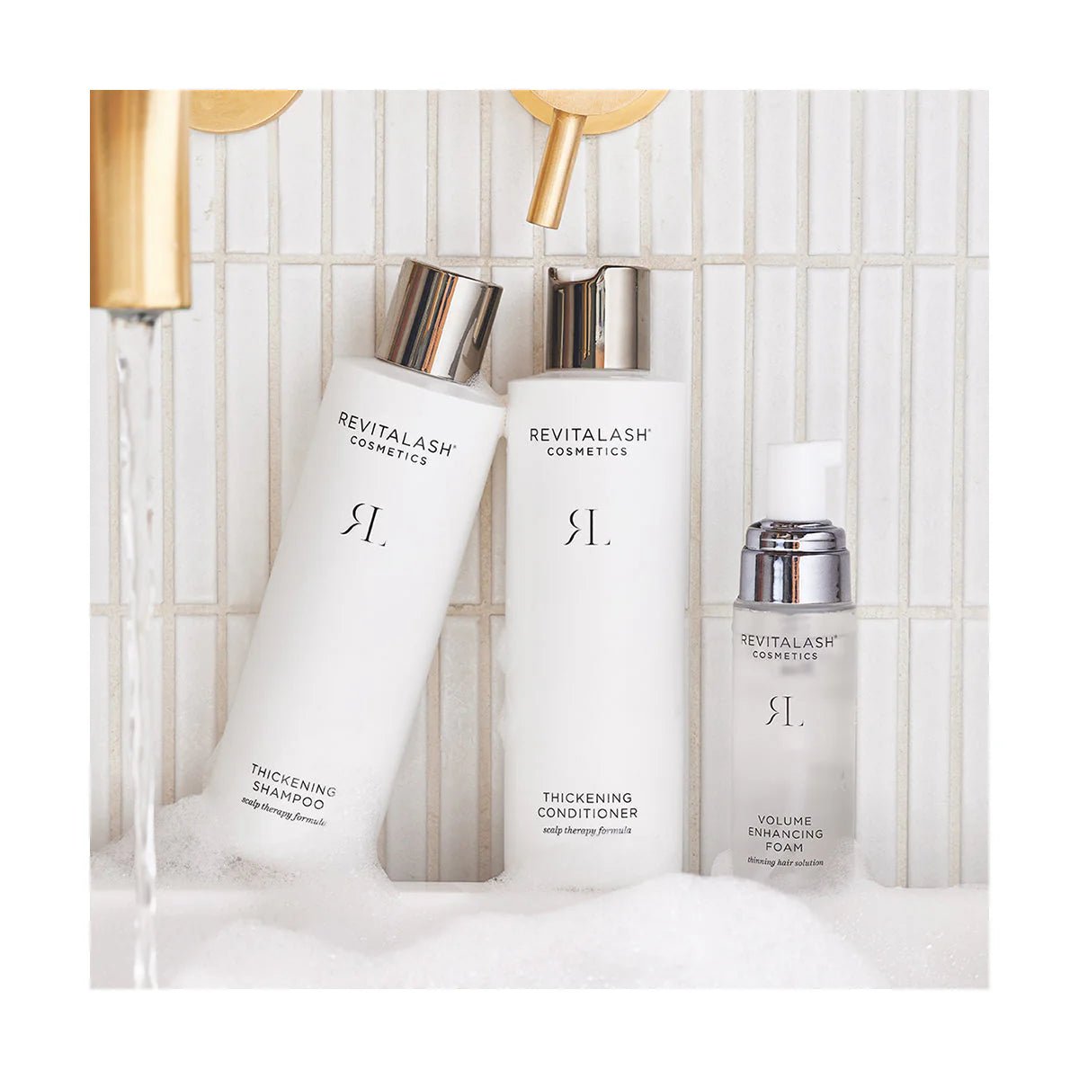 RevitaLash Volumizing Hair Collection Bundle (Shampoo, Conditioner, and Foam) - Dryeye Rescue