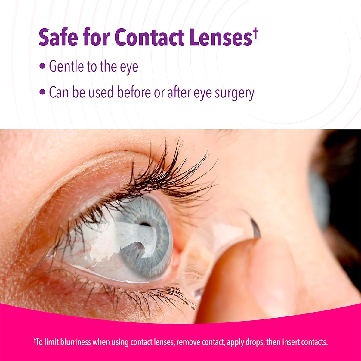 iVIZIA Sterile Lubricant Eye Drops, Preservative - Free, Contact Lens Friendly, 0.17 fl oz (5ml bottle) - Dryeye Rescue