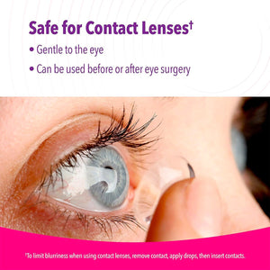 iVIZIA Sterile Lubricant Eye Drops, Preservative - Free, Contact Lens Friendly, 0.17 fl oz (5ml bottle) - Dryeye Rescue