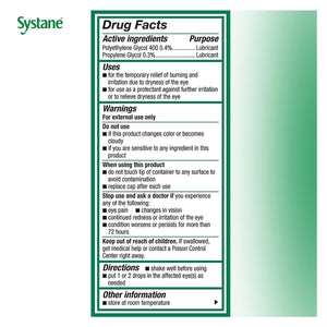 Systane Gel Eye Drops Liquid Gel Soothing Dry Eye Relief (10mL Bottle) - Dryeye Rescue