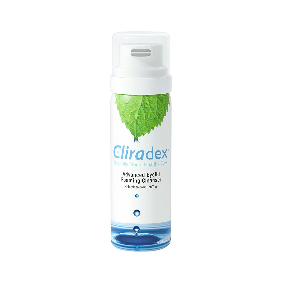 Cliradex Light Foam - Eyelash & Eyelid Cleanser - Tea Tree Oil Extract Foam - Dryeye Rescue