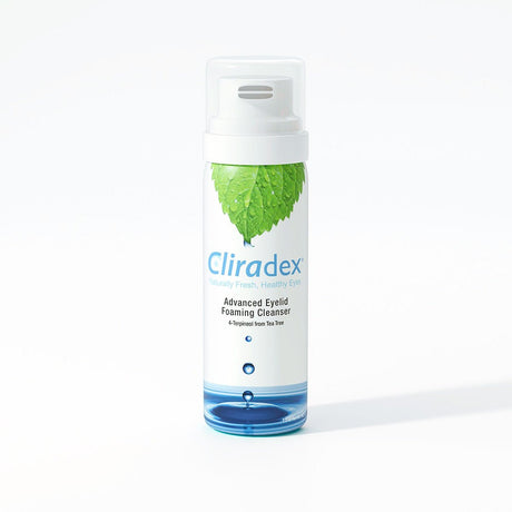 Cliradex Light Foam - Eyelash & Eyelid Cleanser - Tea Tree Oil Extract Foam - Dryeye Rescue