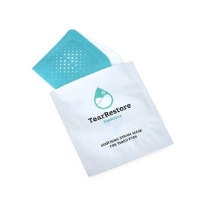 TearRestore EyeRelax Heated Eye Mask - Self Heating Mint Infused Steam Mask (10 - pack) - Dryeye Rescue