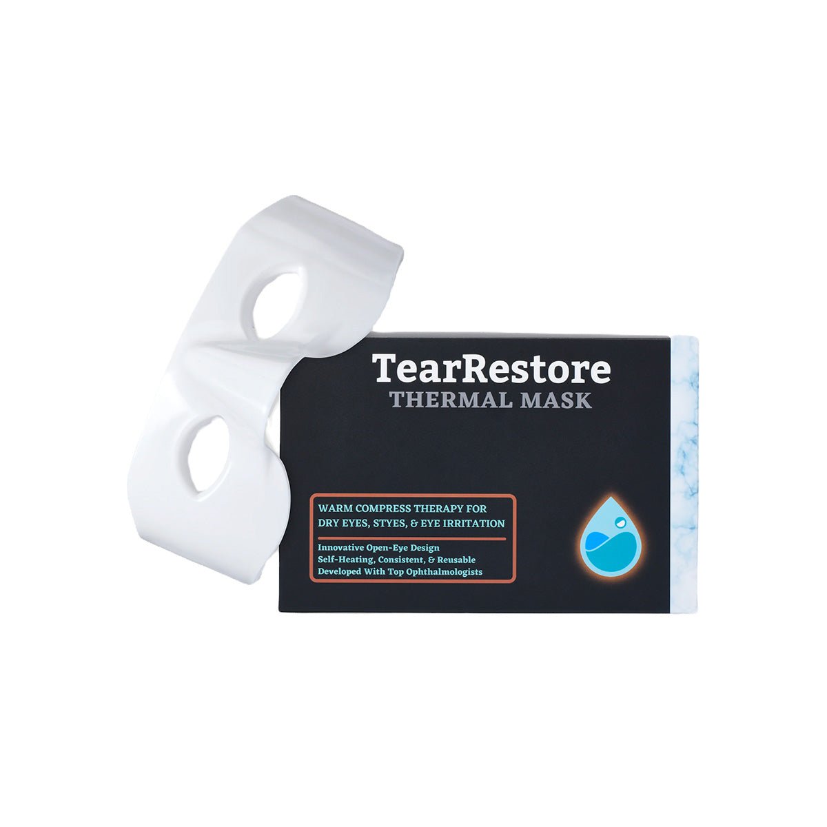 TearRestore Basic: Mask, 2 Reusable Heat Packs - Dryeye Rescue