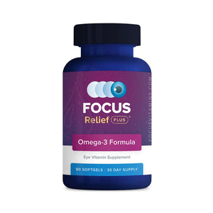 Focus Vitamins Focus Relief Plus Omega - 3 Softgels (90 ct. 30 Day Supply) - Dryeye Rescue