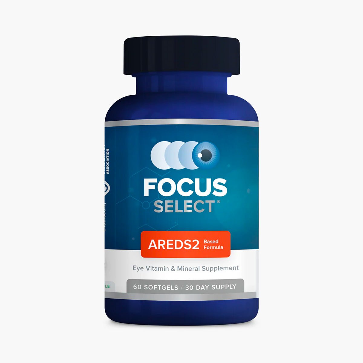 Focus Select Supplement - AREDS2 formula for Macular Degeneration (60ct. 30 Day Supply) - Dryeye Rescue