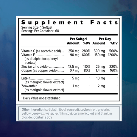Focus Select Supplement - AREDS2 based formula (60ct.) - Dryeye Rescue