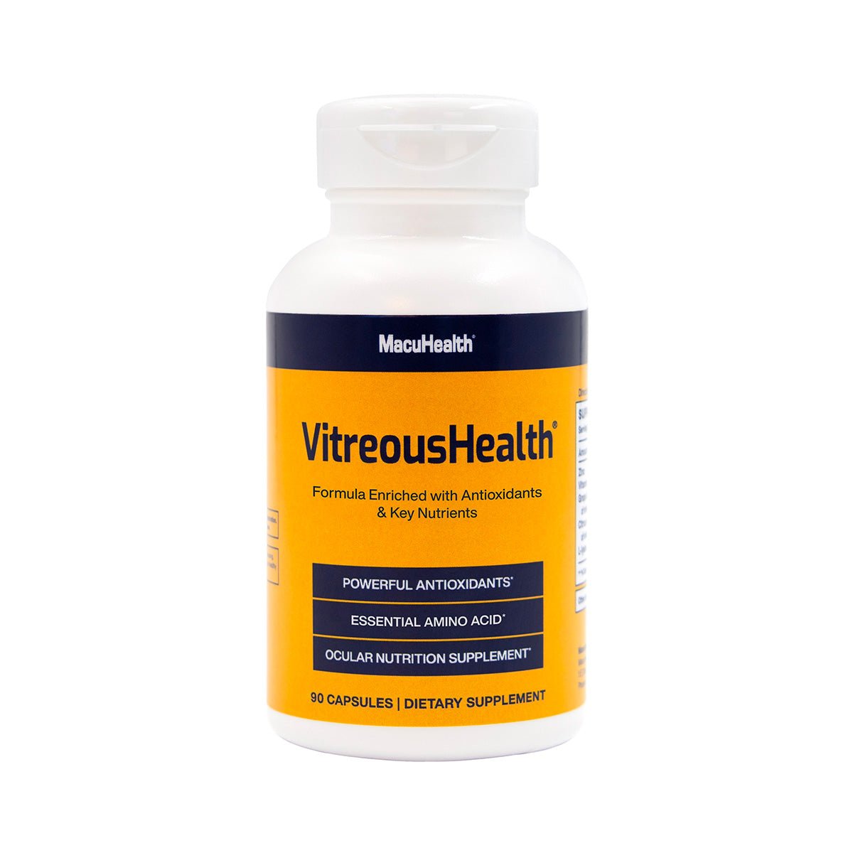VitreousHealth by MacuHealth - Eye Floaters Formula (90ct - 90 day supply) - Dryeye Rescue