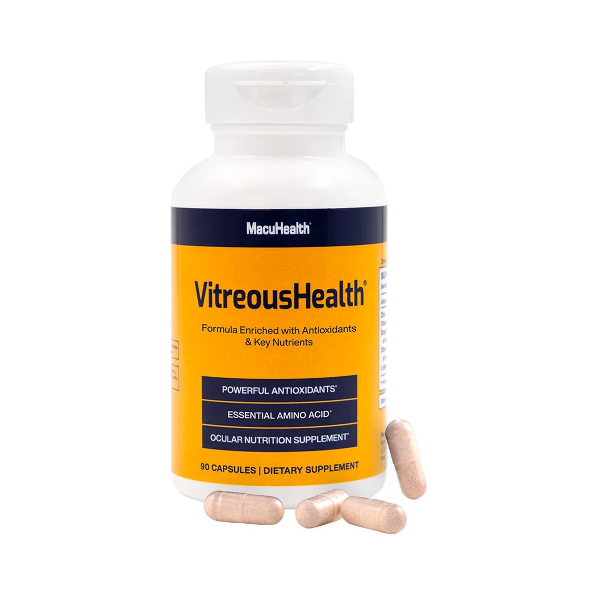 VitreousHealth by MacuHealth - Eye Floaters Formula (90ct - 90 day supply) - Dryeye Rescue