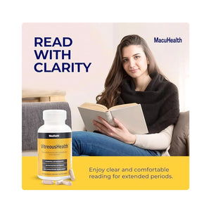 VitreousHealth by MacuHealth - Eye Floaters Formula (90ct - 90 day supply) - Dryeye Rescue