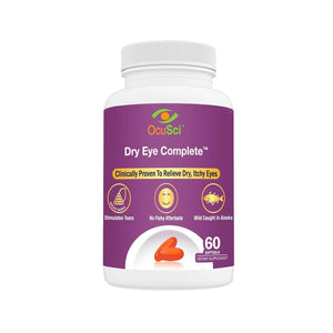 OcuSci Dry Eye Complete with Omega and Lutein (60ct Bottle) - Dryeye Rescue