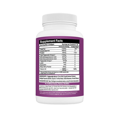 OcuSci Dry Eye Complete with Omega and Lutein (60ct Bottle) - Dryeye Rescue