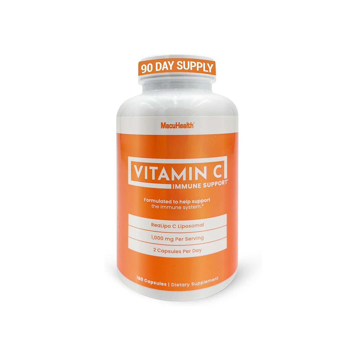 Macuhealth Liposomal Vitamin C 1000MG Per Serving - High Bioavailablity Vitamin with Fat - Soluble Antioxidants and Enhanced Absorption (180ct) - Dryeye Rescue