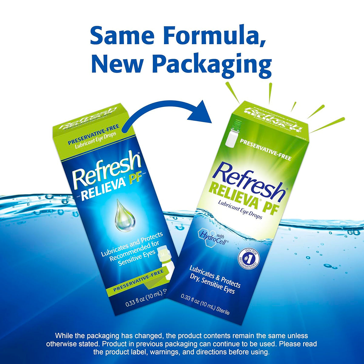 Refresh Relieva Preservative-Free Lubricant Eye Drops (10mL Multi-Dose Bottle)