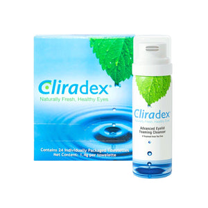 Cliradex® Complete Eyelid Hygiene Bundle – 1 Box of Towelettes and 2 Foaming Cleansers - Dryeye Rescue