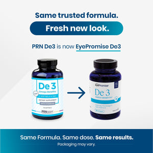 PRN DE3 Dry Eye Omega Benefits® (90/180/270ct. 1-3 Month Supply) - Dryeye Rescue