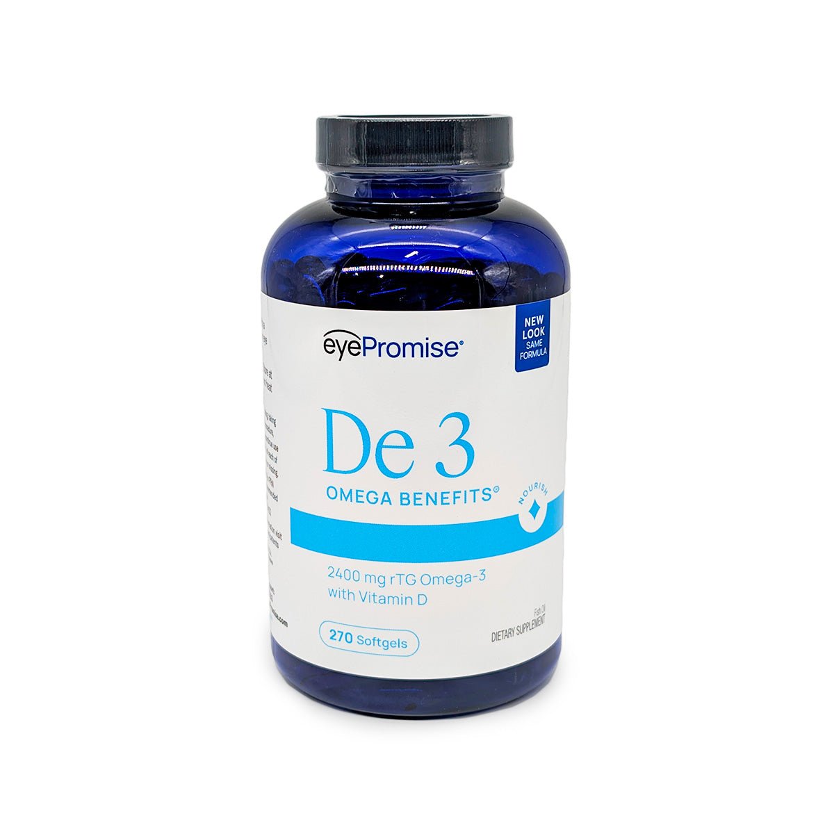 PRN DE3 Dry Eye Omega Benefits® (90/180/270ct. 1-3 Month Supply) - Dryeye Rescue