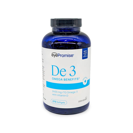 PRN DE3 Dry Eye Omega Benefits® (90/180/270ct. 1-3 Month Supply) - Dryeye Rescue