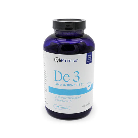 PRN DE3 Dry Eye Omega Benefits® (90/180/270ct. 1-3 Month Supply) - Dryeye Rescue