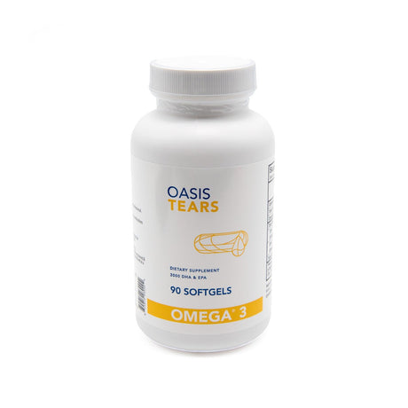 Oasis TEARS Omega 3 | Premium Omega-3 Supplement for Dry Eye Relief and Eye Health (90ct) - Dryeye Rescue