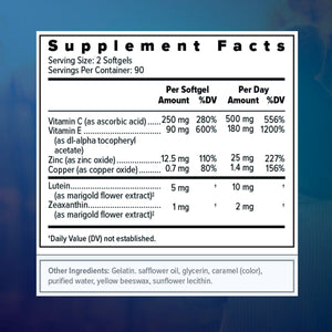 Focus Select Supplement - AREDS2 based formula (180ct.) - Dryeye Rescue