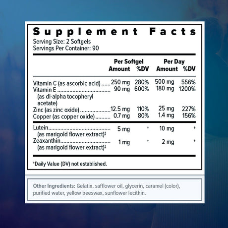 Focus Select Supplement - AREDS2 based formula (180ct.) - Dryeye Rescue