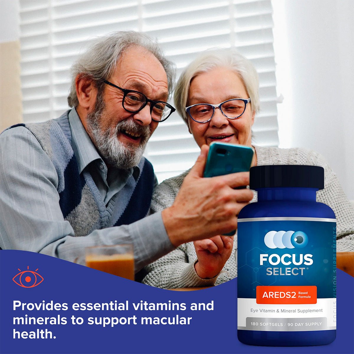 Focus Select Supplement - AREDS2 based formula (180ct.) - Dryeye Rescue