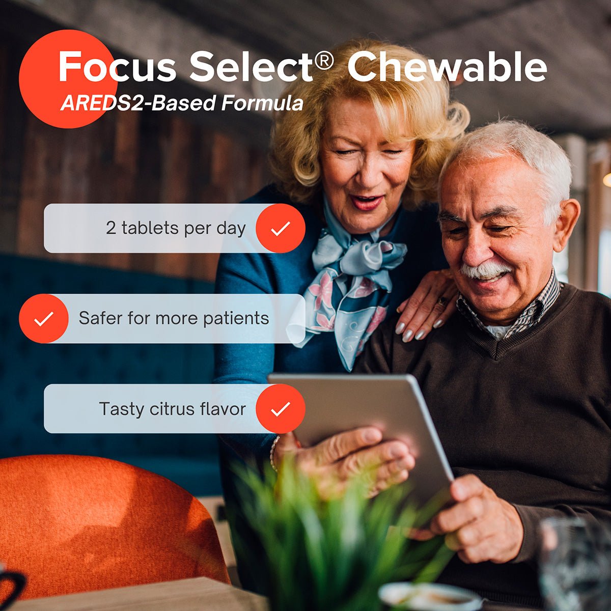 Focus Select Citrus Chewable AREDS2 Based Formula - Dryeye Rescue