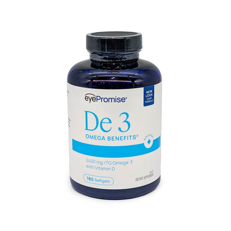PRN DE3 Dry Eye Omega Benefits® (90/180/270ct. 1-3 Month Supply) - Dryeye Rescue