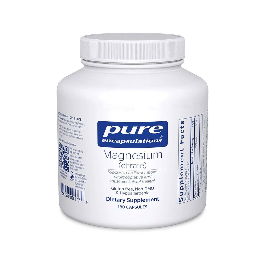 Pure Encapsulations Magnesium (Citrate) - Dryeye Rescue