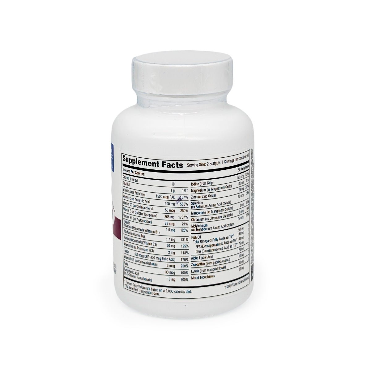 EyePromise Macular Health Complete AREDS 2 based Multivitamin (60ct) - Dryeye Rescue