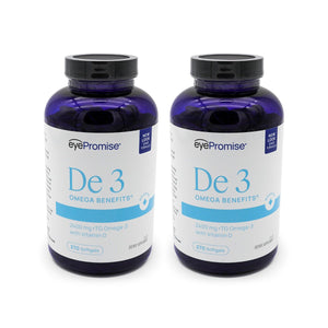 PRN DE3 Omega Benefits 6 month Supply (2 x 270ct Bottles) - Dryeye Rescue