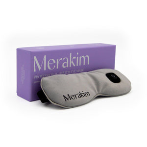 Merakim Professional USB Heat Eye Mask – Adjustable Warm Compress for Dry Eyes, Fatigue Relief, and Tear Film Support - Dryeye Rescue