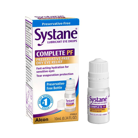 Systane Complete PF Preservative-Free Lubricant Eye Drops - Dryeye Rescue