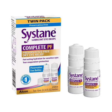 Systane Complete PF Preservative-Free Lubricant Eye Drops - Dryeye Rescue