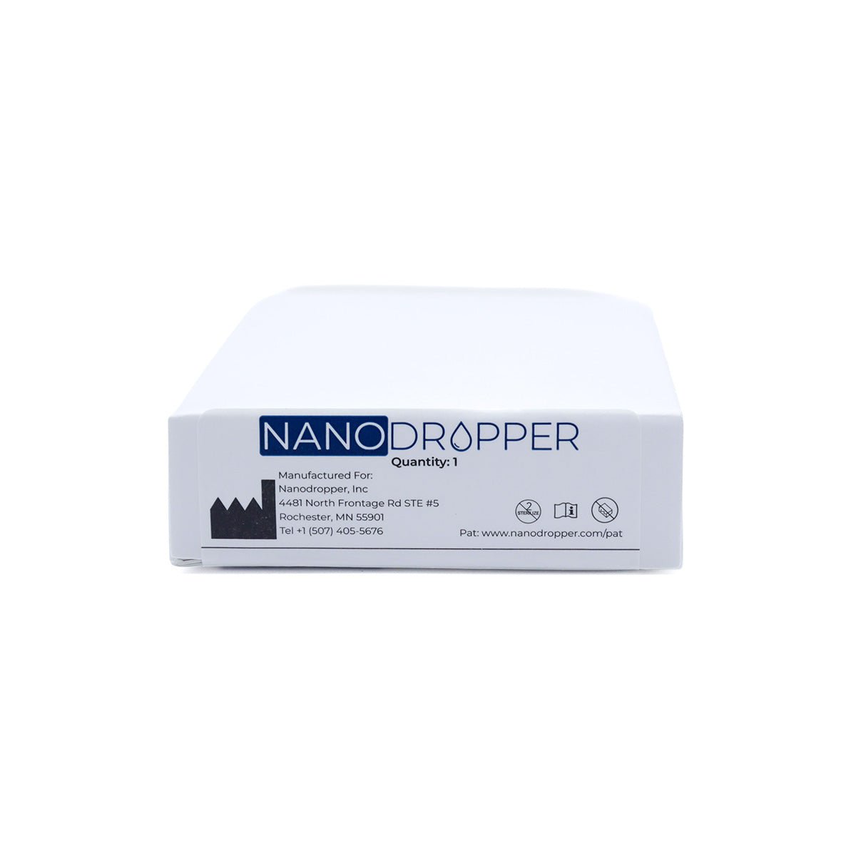 Nanodropper Eye Drop Extender Adaptor, Reduces Drop by 60%, Less Waste, Easier Application (Two Sizes) - Dryeye Rescue