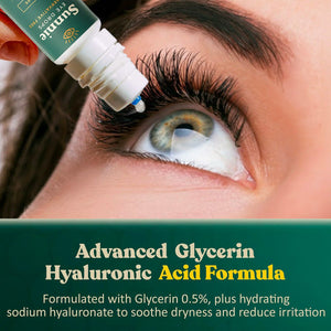 Sunnie Preservative - Free Eye Drops for Dry Eyes, (11ml), Multi - Dose Lubricating Drops with Glycerin 0.5% – for Daily Comfort - Dryeye Rescue