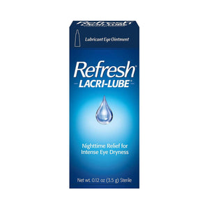Refresh Lacri - Lube Lubricant Eye Ointment for Nighttime dryness (3.5g Tube) - Dryeye Rescue