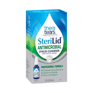 TheraTears SteriLid Antimicrobial Eyelid Cleanser, (2 fl oz Spray) - Dryeye Rescue