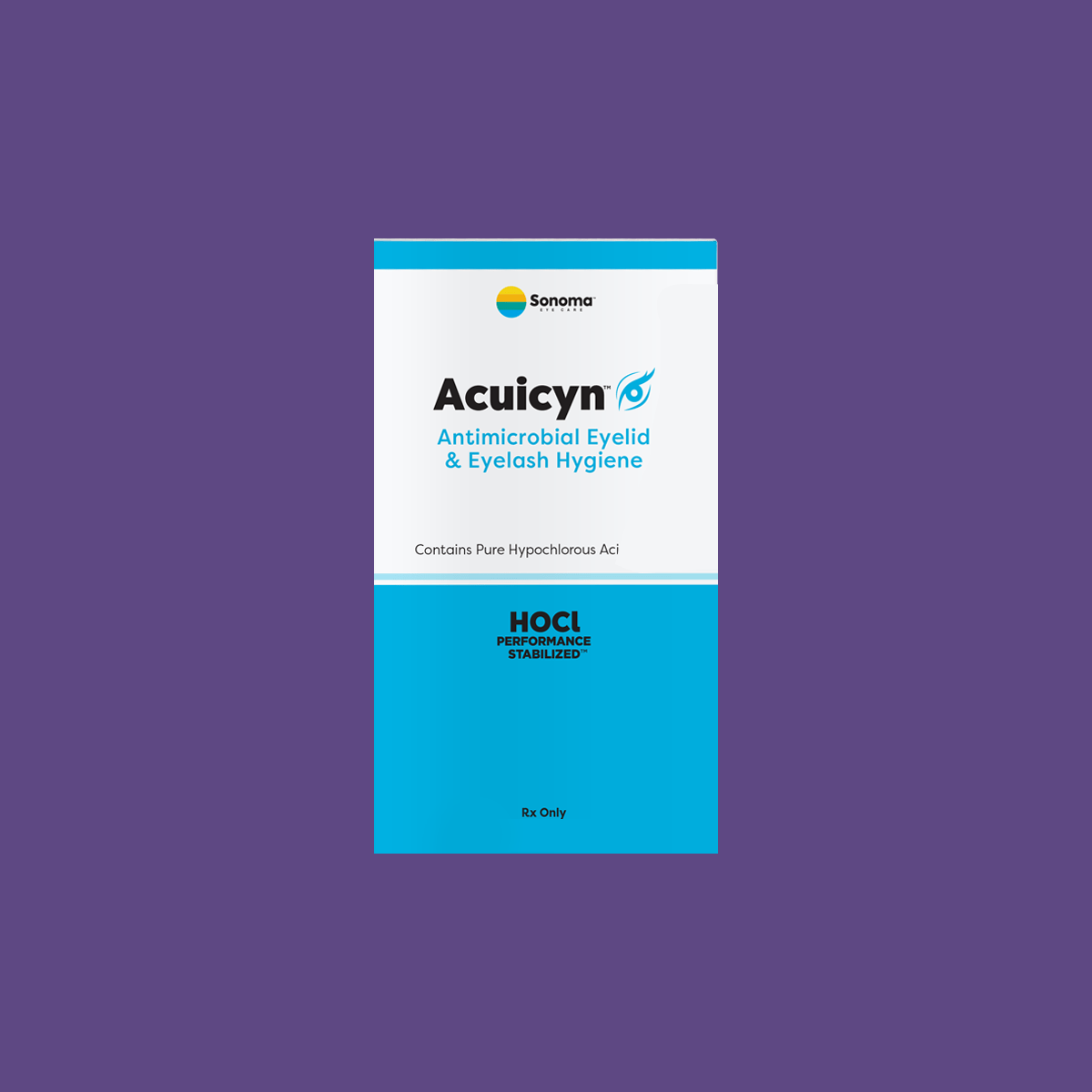 Acuicyn Antimicrobial Eyelid & Eyelash Hygiene - Hypochlorous Solution - Dryeye Rescue