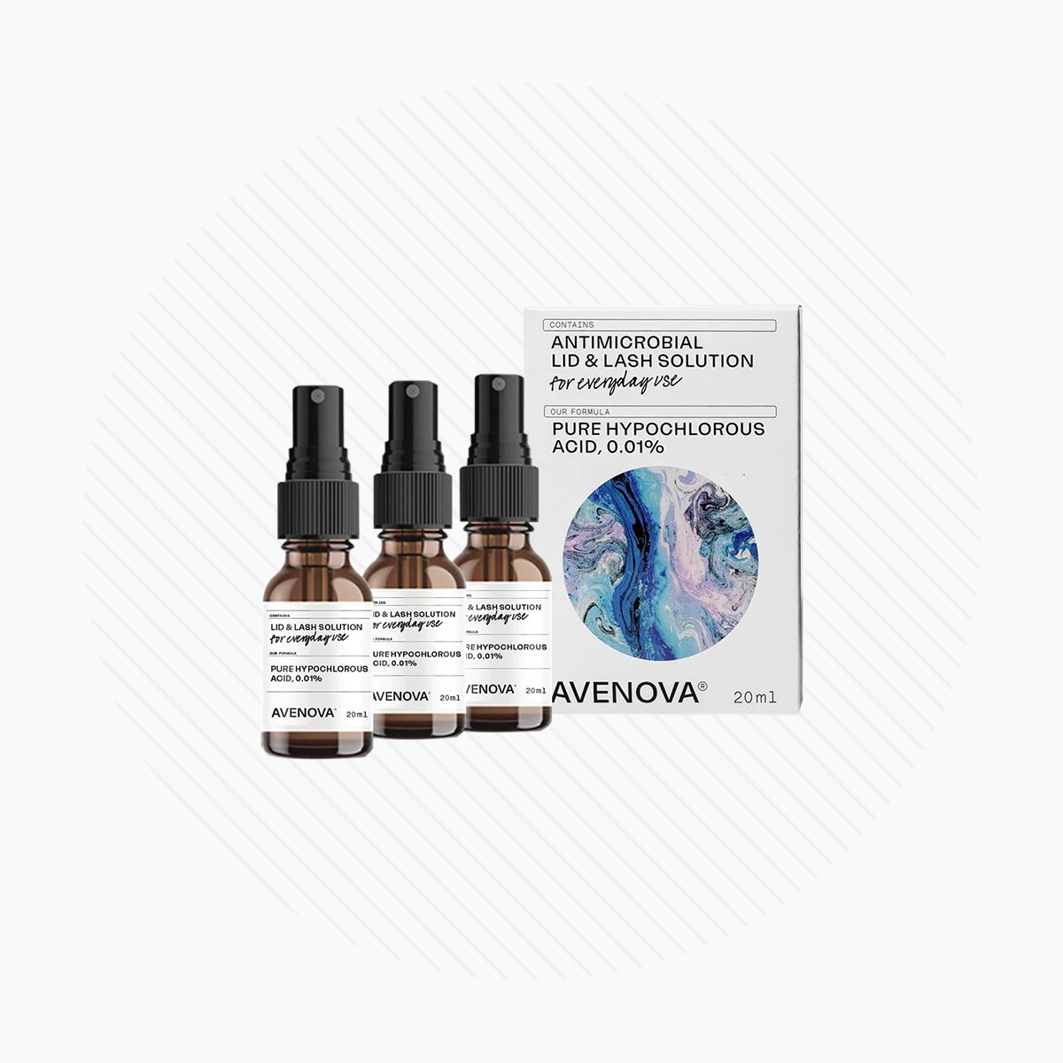 Avenova OTC Antimicrobial Spray Solution 3 Pack (3 x 20mL)