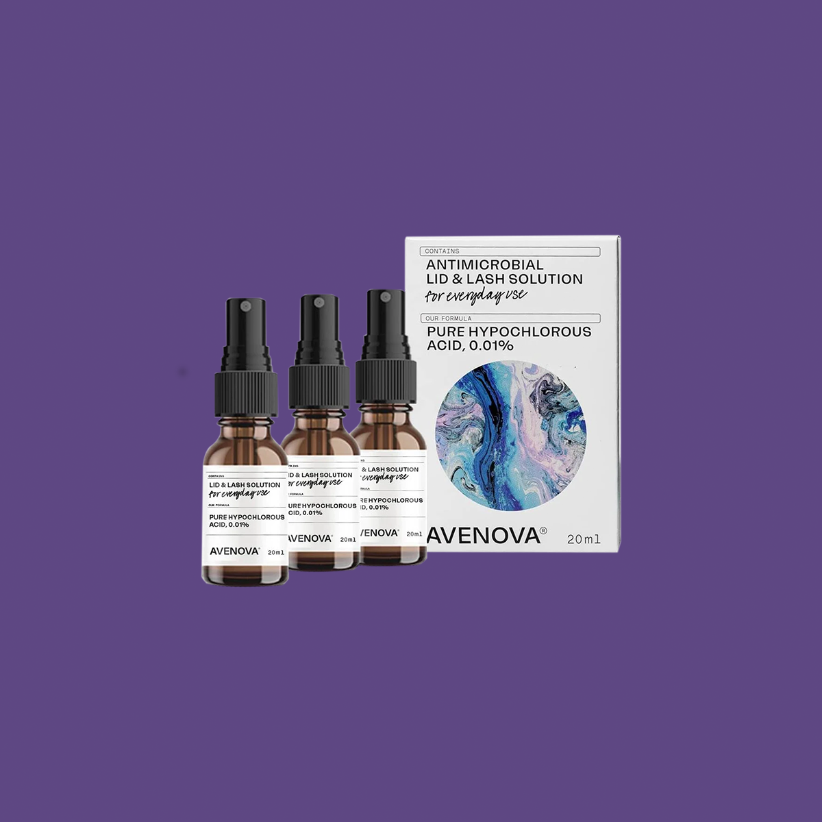 Avenova OTC Antimicrobial Spray Solution 3 Pack (3 x 20mL)