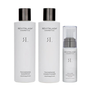 RevitaLash Volumizing Hair Collection Bundle (Shampoo, Conditioner, and Foam) - Dryeye Rescue