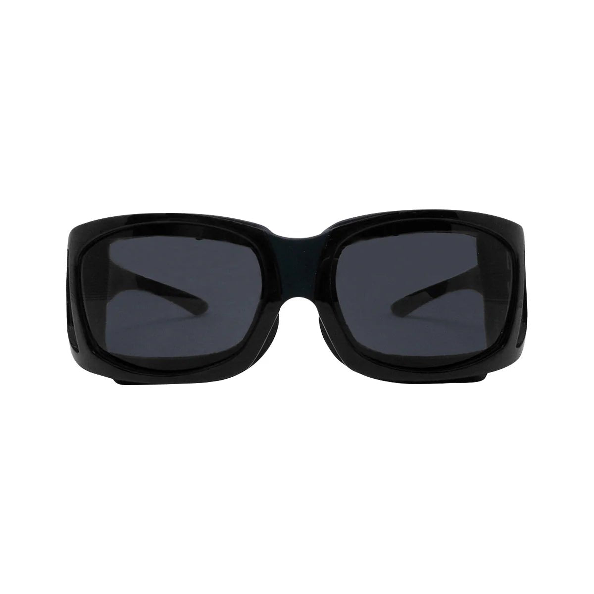 EyeEco Large Moisture Release Eyewear- (Shiny Black with Gray Lens) - Dryeye Rescue