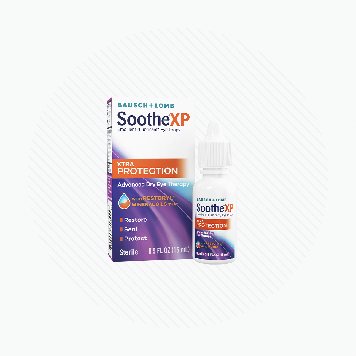 Bausch & Lomb Soothe XP Lubricant Eye Drops, Xtra Protection Formula, (15 ml Bottle)