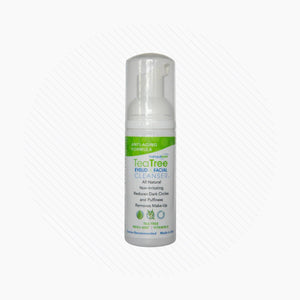 TranquilEyes Age-Defying 1% Tea Tree Eyelid & Facial Cleanser – Reduces Dark Circles & Puffiness, Hydrating & Soothing Formula - Dryeye Rescue