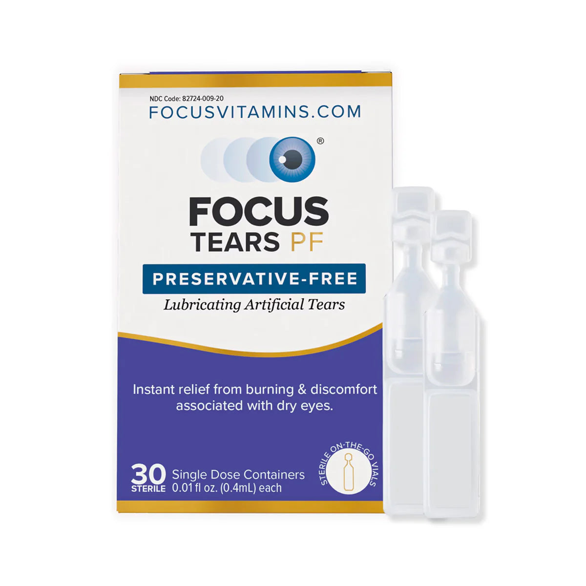Focus Tears PF Eye Drops (30ct Vials)